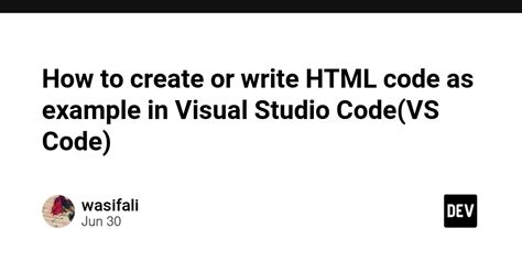 Image result for How to Make Setting in Visual Studio Code for HTML Programming