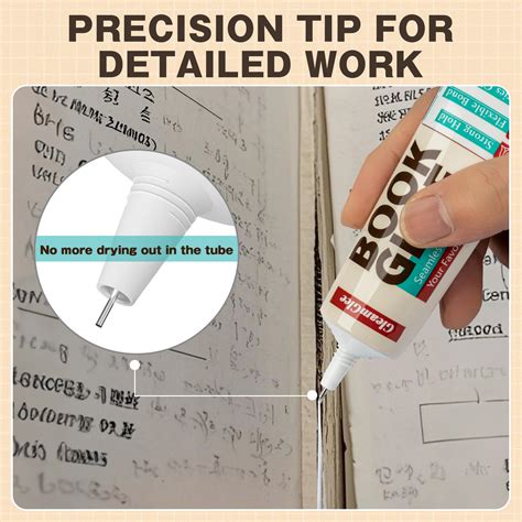 Snapklik.com : Book Glue, Dries Clear & Flexible Book Binding Glue ...
