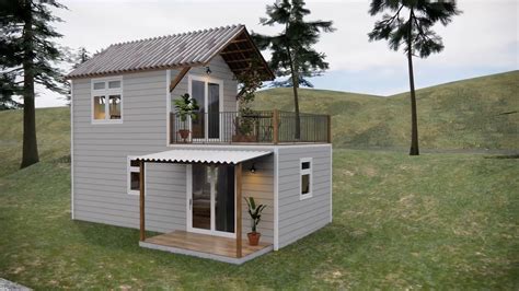 Images Of Small Two Story Tiny Houses This Amazon Tiny House Offers A