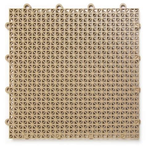 DuraGrid CR48BEIG, Beige Cross-Rib Design, Interlocking Modular Self ...