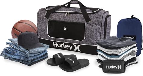 Buy Hurley Rolling Duffel, Grey Tweed Online India | Ubuy