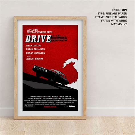 Drive Movie Poster: Buy Hollywood & Famous Movie Posters – Dessine Art