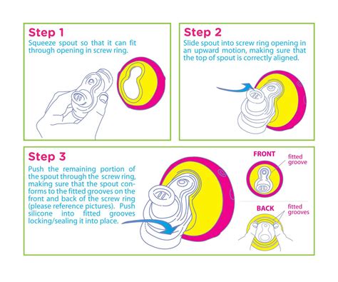Nuby 2-Pack Two-Handle No-Spill Super Spout Grip N' Sip Cup, 8 Ounce ...