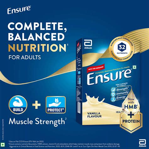 Buy ENSURE VANILLA NUTRITION DRINK REFILL OF 1 KG Online & Get Upto 60% ...