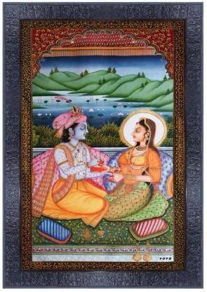 pnf Rajasthani miniature painting art Wood Photo Frames with Acrylic ...