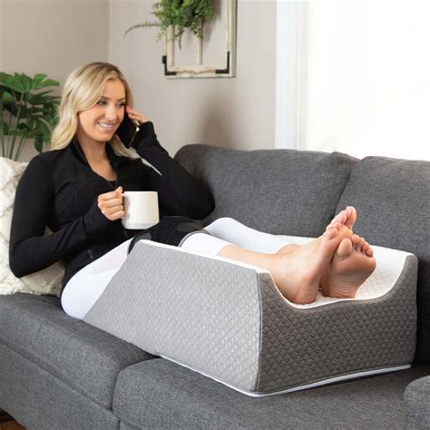 Amazon.com: Ebung Memory Foam Leg Elevation Pillows- Leg Support Pillow to Elevate Feet, Leg ...
