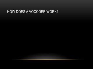 Image result for Vocoder History