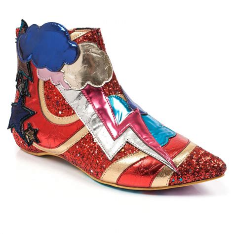IRREGULAR CHOICE Electric Buzz 70s Retro Lightning Boots