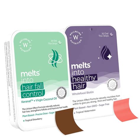 Wellbeing Nutrition Complete Hair Fall Control Kit | Melts Healthy Hair ...