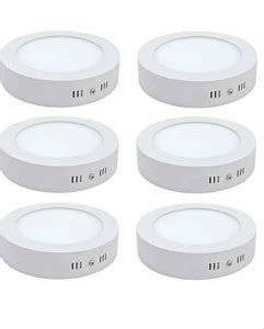 MNLight Moon Light LED 9 Watts Round Surface Down Light, Pack of 6 ...