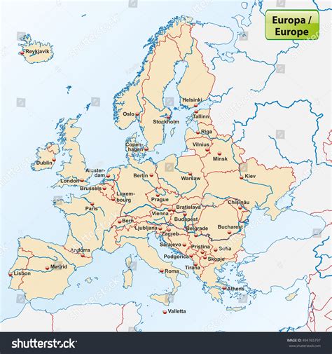 Exploring Europes Lifelines: Rivers of Europe Map