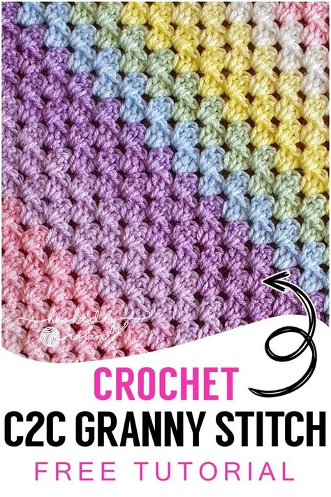 C2C Crochet Tutorial 的图像结果