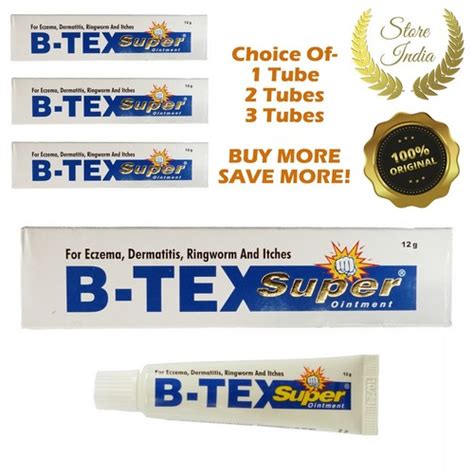 Buy B-Tex SUPER Skin Cream Ointment Skin Jock Itch Pimple Ringworm ...