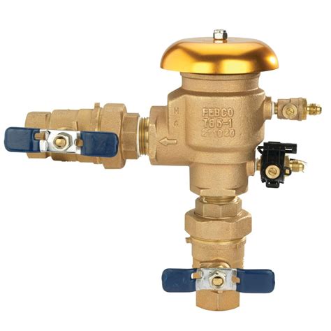 Febco 765 Series 1" Bronze Pressure Vacuum Breaker Backflow Preventer ...