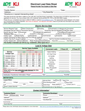 Louisville Gas Electric Gas Load Data Form - Fill Online, Printable ...