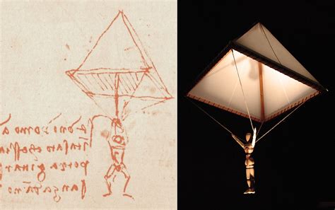 Leonardo Da Vinci Parachuteblauwdrukken Leonardo Da Vinci: Did You