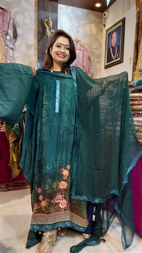 Natural crepe green 22