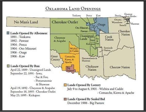 Oklahoma Native American Tribes Map: 39 Tribal Nations Locations