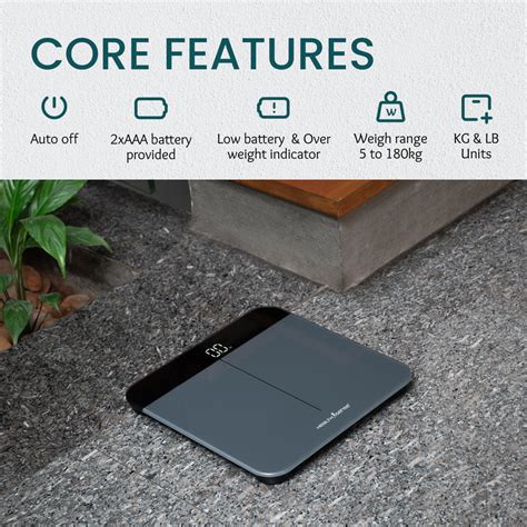 Dura Glass Personal Weighing Scale PS120 – HealthSense