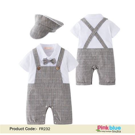 Kids Party Wear Outfit - Boys Grey Waistcoat with Shirt, Pants