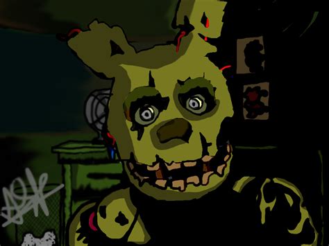 Springtrap fan art by Ashtando on DeviantArt