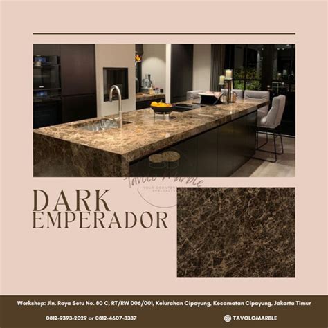 Jual Marble Countertop | Meja Marmer | Marmer Dark Emperador - Per ...