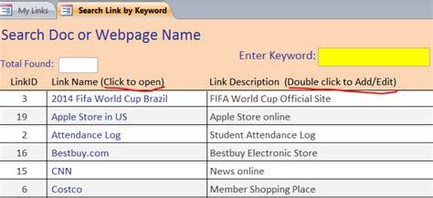 Image result for How to Open Form From Search Query