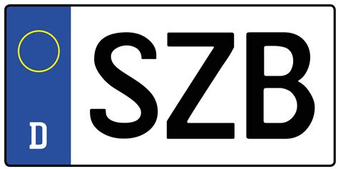 SZB // Wofür steht das Auto-Kennzeichen SZB? - Autokennzeichen Info