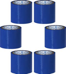 Flipkart.com | VCR Blue 50 Meters in Length - 96mm / 4" Width - 6 Rolls ...