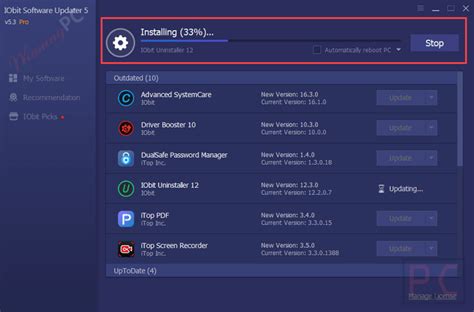 Image result for IObit Software Updater Setup 4 Pro Key
