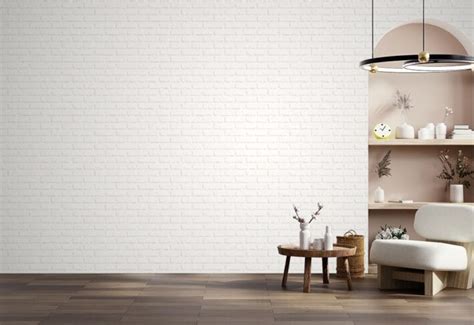 Buy White Brick Wallpaper for Wall Online in India