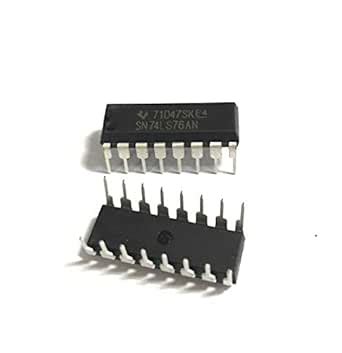 INVENTO 2PCS SN74LS76N DM7476N IC FLIP FLOP DUAL J K MASTER SLAVE 16DIP ...