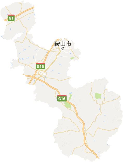 鞍山市高清电子地图