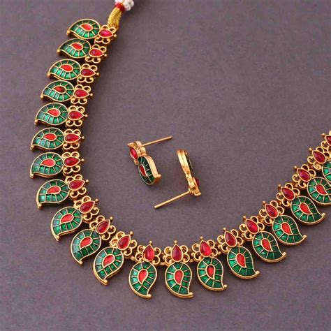 Multicolor Chandrika Antique Jewellery Set - New Arrival – Bling Bag
