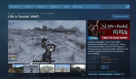 Life Is Feudal: MMO Suddenly Became Free To Play!