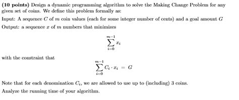 Image result for Making Change Problem Dynamic Programming Algorithm