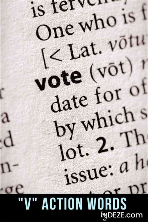 185 Positive Words That Start With V - byDeze