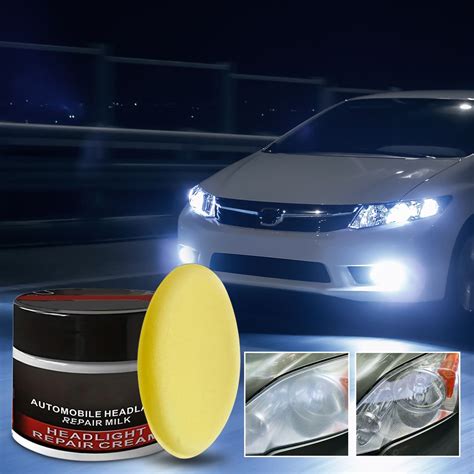Herrnalise Headlight Restoration Agent - Car Headlights Cleaner & Restorer for Cloudy, Yellowed ...