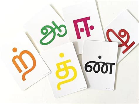 Buy Little Twinkles - Tamil Alphabets Flash Cards for Kids| uyir and ...