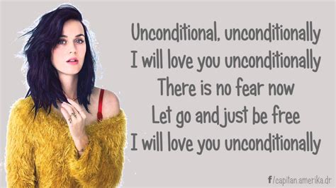Katy Perry - Unconditionally - Lyrics On Screen (HD) - YouTube