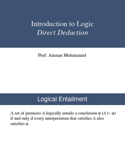 Image result for Logic Chapter 4 Part 2