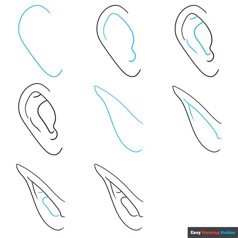 Image result for Ear Drawing Tutorial