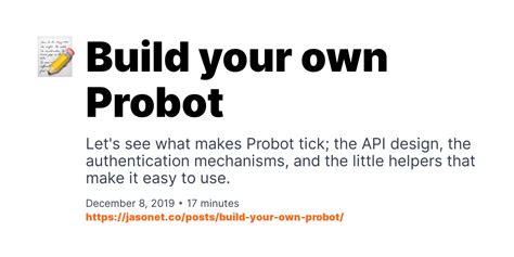 Image result for Probot Topic