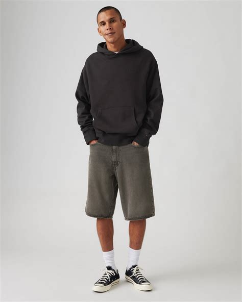 478™ Baggy 12" Men's Shorts - Black | Levi's® CA
