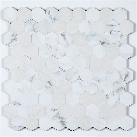 Hexagon Peel And Stick Floor Tile