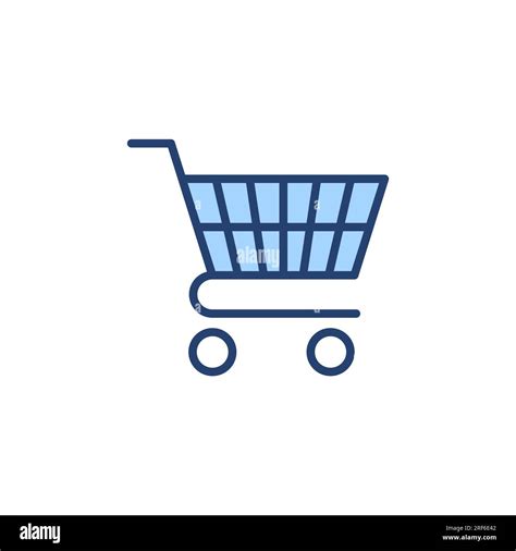 Logo trolley supermarket bag Stock Vector Images - Alamy