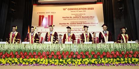NLU 10th Convocation 2023: 167 UG, PG, doctoral students awarded law ...