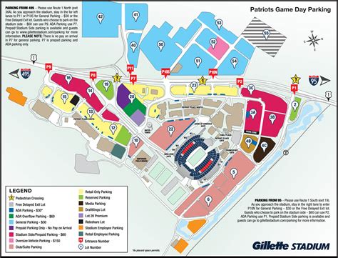 At T Center Parking Lot Map