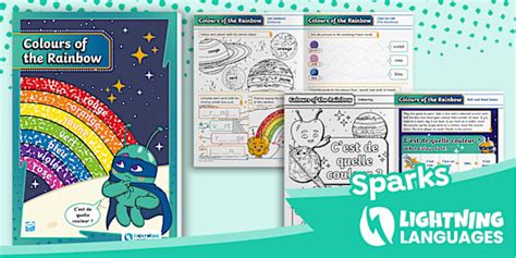 👉 Languages | French | Sparks | Colours Activity Booklet