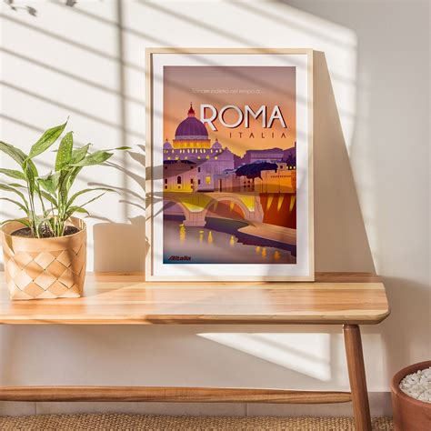 Buy Rome Travel Poster Art & Prints Online India at Best Price ...